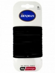 Elastiques cheveux noirs 4 mm DENMAN par 18