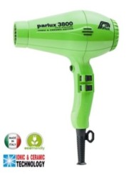 Sèche-cheveux professionnel 3800 Ionic PARLUX vert