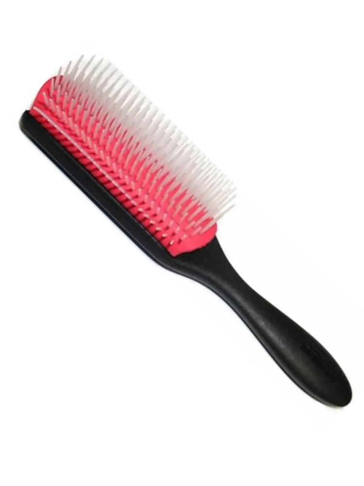 Brosse Styling D4 DENMAN coussin rouge 9 rangs