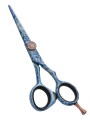 Ciseaux de coiffure FASHION JEAN HAIRCUT taille 5'0 bleu