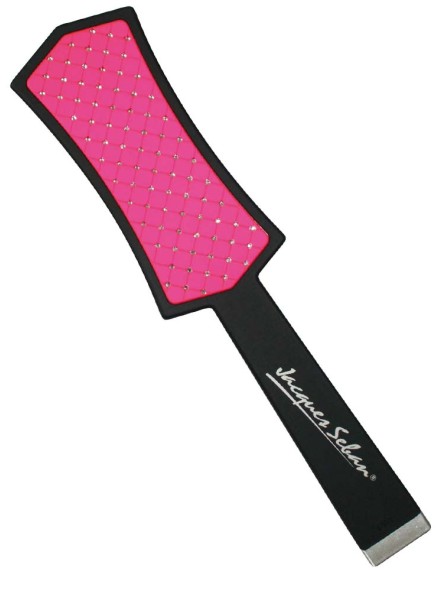 Brosse démêlante professionnelle rose avec strass REVOLUTION'HAIR