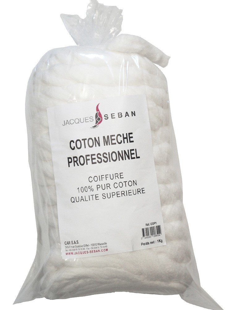 Coton mèche professionnel 100% pur coton JACQUES SEBAN