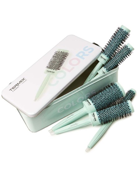 Brosse à cheveux Ceramic vert TERMIX par lot de 5 Printemps 2016