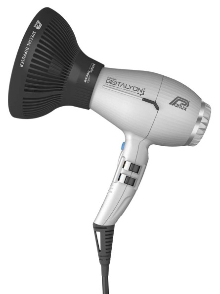 Sèche-cheveux Digitalyon PARLUX argent avec diffuseur MAGIC SENSE