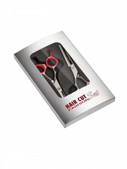 Ciseaux de coiffure + sculpteur gaucher FASHION HAIRCUT taille 5'5